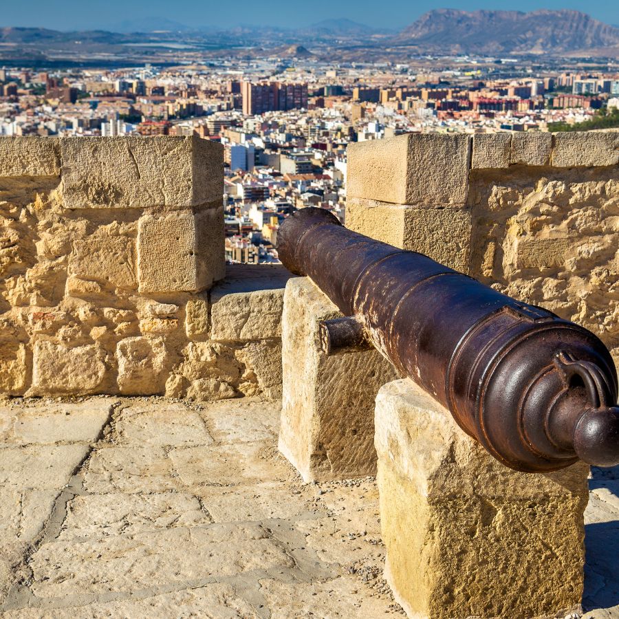 cañones castillo santa barbara